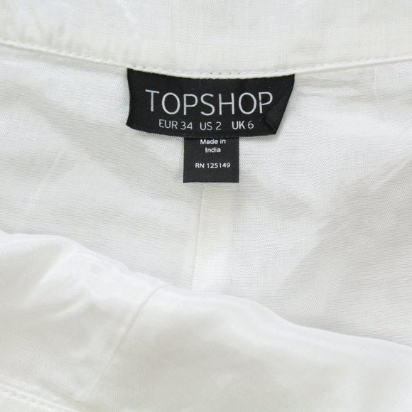 Topshop HR Neon Floral Embroidered Chiffon Shorts 2 - Picture 7 of 8